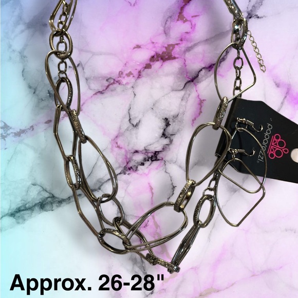 paparazzi Jewelry - Bold Chain Necklace in Gunmetal by Paparazzi